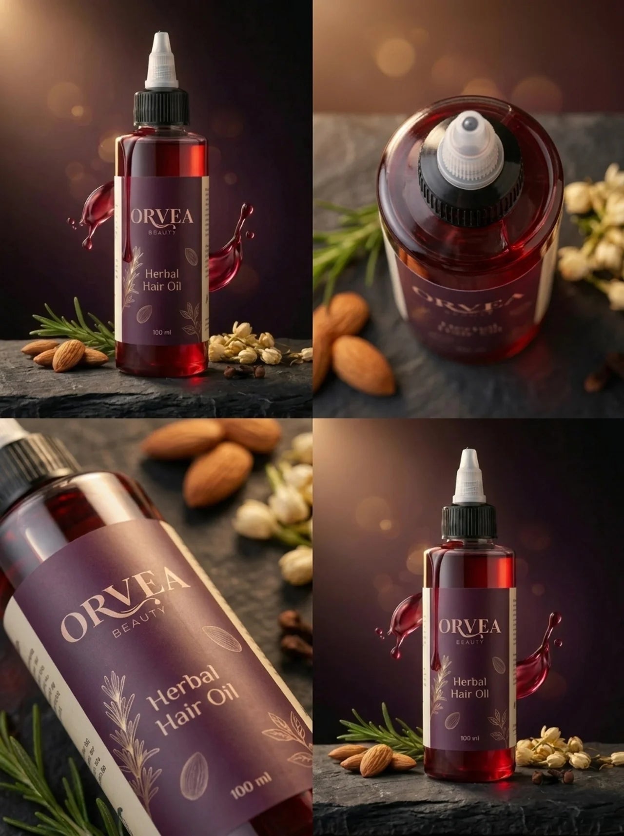 Natural Hair Oil By orvea Beauty