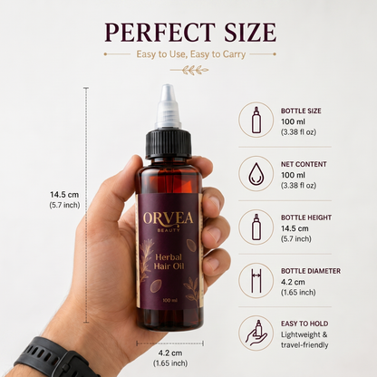 Natural Hair Oil By orvea Beauty