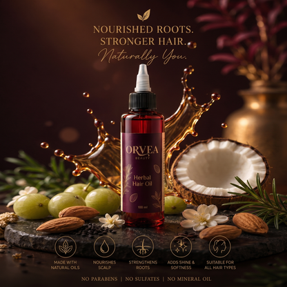 Natural Hair Oil By orvea Beauty