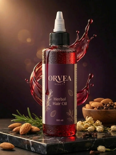 Natural Hair Oil By orvea Beauty - Back